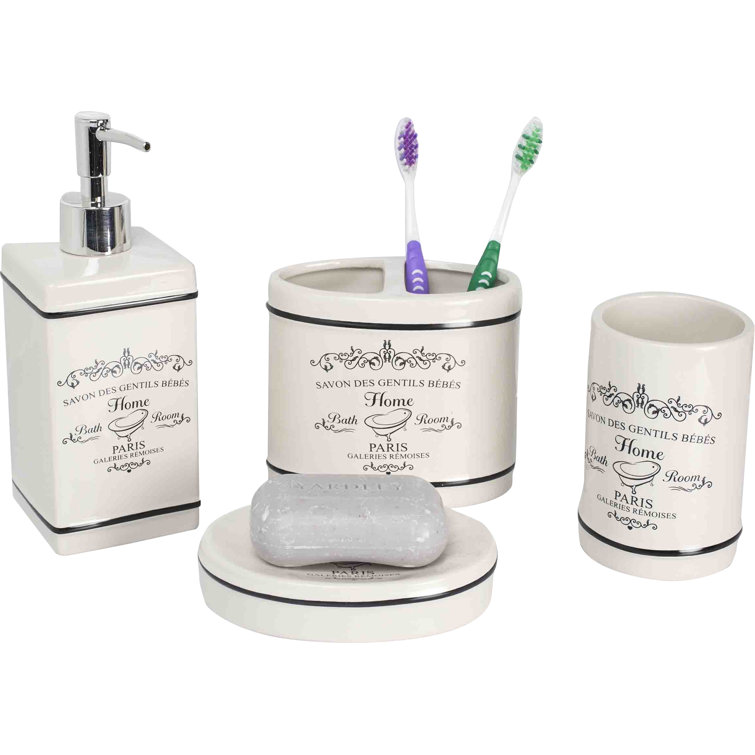 Ophelia & Co. Coalville 4 Piece Bathroom Accessory Set & Reviews Wayfair